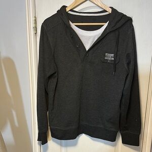 Men’s Moto Jeans Hooded Sweatshirt Size Medium